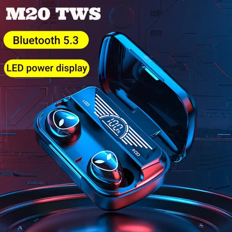 M20 Tws Wireless Earbuds With Noise Cancelling Feature - Headphone