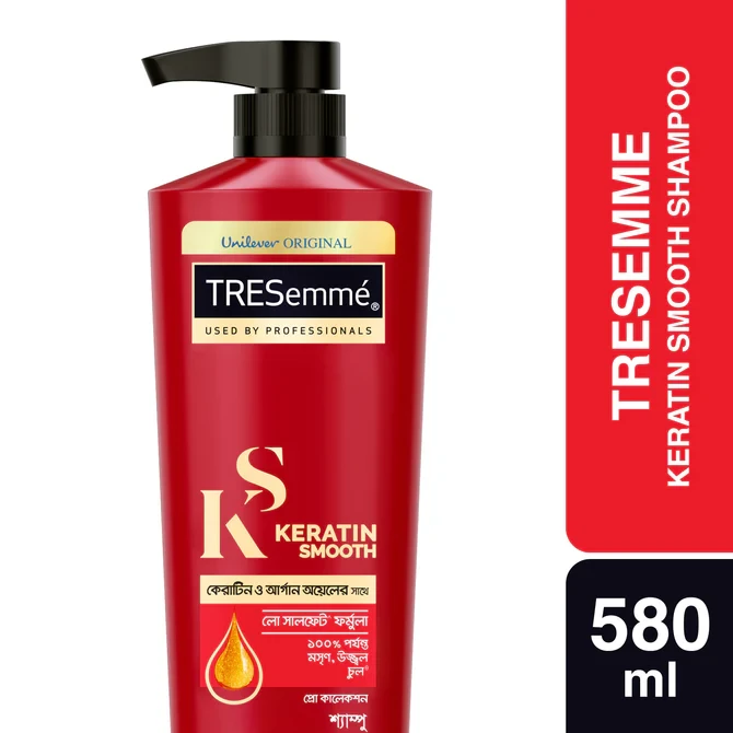 TRESEMME SHAMPOO KERATIN SMOOTH 580ML