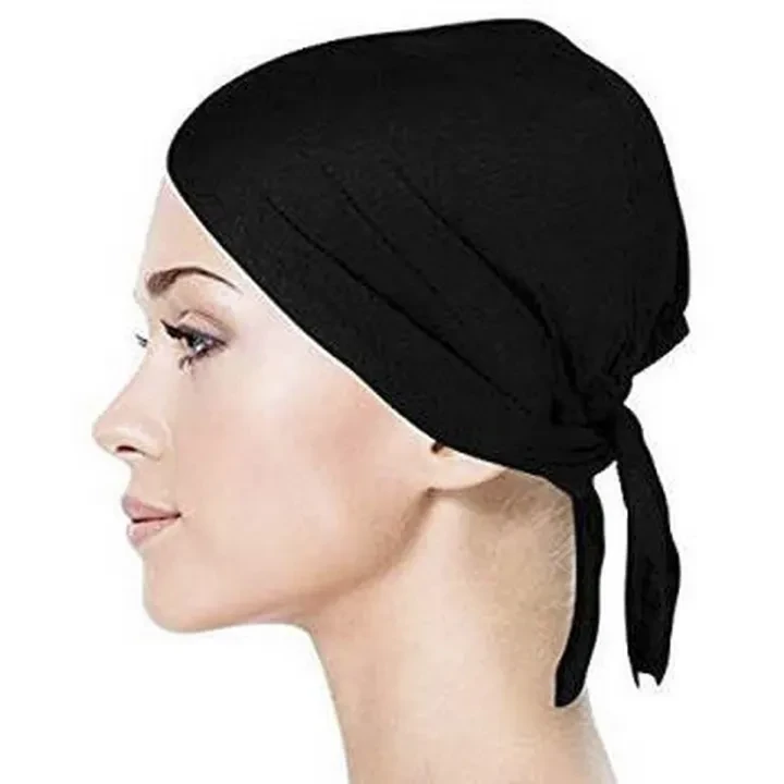 Comfortable Inner Cap for Wearing Hijab - black hijab cap hair cap hair cover