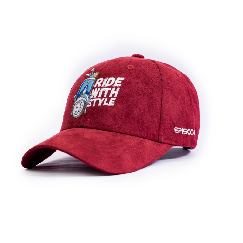 Premium Classy- Maroon Super Suede Cap