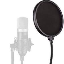 Wind Pop Filter For Microphone With Adjustable Arm